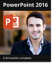 E-formación PowerPoint 2016 - Todas las funcionalidades de PowerPoint a su alcance - + el libro digital online PowerPoint 2016 GRATIS - Acceso ilimitado durante 1 año