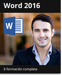 E-formación Word 2016 - Todas las funcionalidades de Word a su alcance - + el libro digital online Word 2016 GRATIS - Acceso ilimitado durante 1 año