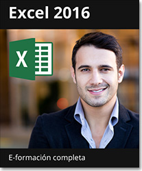 E-formación Excel 2016 - Todas las funcionalidades de Excel a su alcance - + el libro digital online Excel 2016 GRATIS - Acceso ilimitado durante 1 año