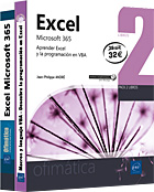 Excel Microsoft 365 Pack de 2 libros: Aprender Excel y la programación en VBA