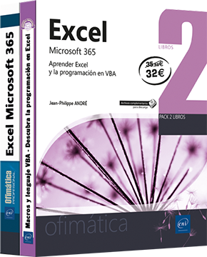 Excel Microsoft 365 - Pack de 2 libros: Aprender Excel y la programación en VBA