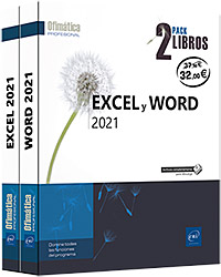 Excel y Word 2021 - Pack de 2 libros