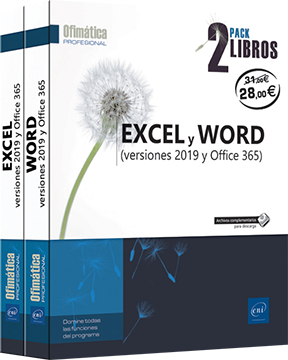 Excel y Word (versiones 2019 y Office 365) - Pack 2 libros