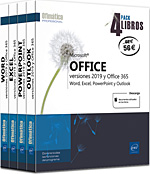 Microsoft Office versiones 2019 y Office 365 Word, Excel, PowerPoint y Outlook