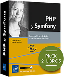 PHP y Symfony - Pack de 2 libros: Domine el desarrollo PHP 8 con el framework Symfony 5