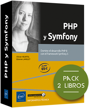 PHP y Symfony - Pack de 2 libros: Domine el desarrollo PHP 8 con el framework Symfony 5