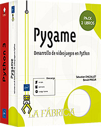 Pygame - Pack de 2 libros: Desarrollo de videojuegos en Python
