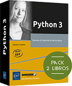 Python 3 Pack de 2 libros: Domine el tratamiento de los datos (2ª edición)