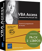 VBA Access (versiones 2019 y Microsoft 365) Pack de 2 libros: Domine la programación en Access