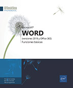 Word (versiones 2019 y Office 365) Funciones básicas